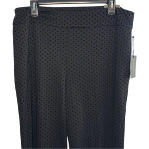 One‎ Pants, Black Polka Dot Pull On in Size 1X NWT
